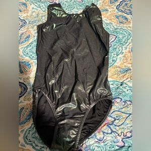 Black Shimmer Women's Leotard